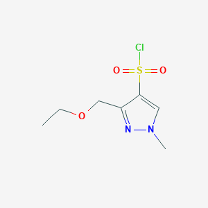 3-(ethoxymethyl)-1-methyl-1H-pyrazole-4-sulfonyl chloride
