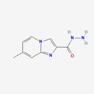 molecular formula C9H10N4O B3013793 7-Methylimidazo[1,2-a]pyridine-2-carbohydrazide CAS No. 439111-38-3