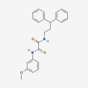 N1-(3,3-diphenylpropyl)-N2-(3-methoxyphenyl)oxalamide