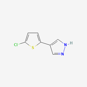 4-(5-chlorothiophen-2-yl)-1H-pyrazole