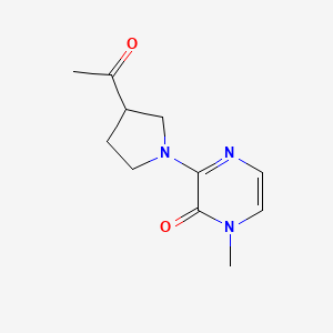 3-(3-acetylpyrrolidin-1-yl)-1-methylpyrazin-2(1H)-one