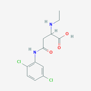 molecular formula C12H14Cl2N2O3 B3013828 4-(2,5-Dichloroanilino)-2-(ethylamino)-4-oxobutanoic acid CAS No. 1037587-74-8