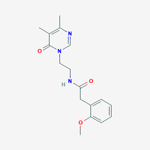 N-(2-(4,5-dimethyl-6-oxopyrimidin-1(6H)-yl)ethyl)-2-(2-methoxyphenyl)acetamide