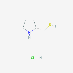 [(2R)-Pyrrolidin-2-yl]methanethiol;hydrochloride