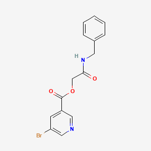 [2-(Benzylamino)-2-oxoethyl] 5-bromopyridine-3-carboxylate