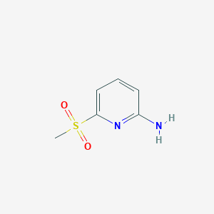 molecular formula C6H8N2O2S B3013867 6-(Methylsulfonyl)pyridin-2-amine CAS No. 22294-63-9