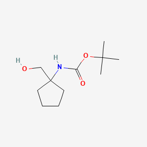 molecular formula C11H21NO3 B3013897 N-Boc-1-amino-1-cyclopentanemethanol CAS No. 168540-07-6; 174889-22-6