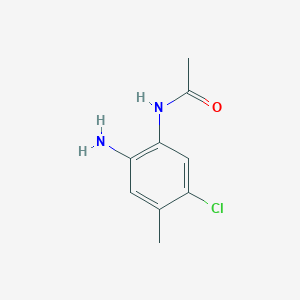 molecular formula C9H11ClN2O B3013901 N-(2-amino-5-chloro-4-methylphenyl)acetamide CAS No. 383147-42-0