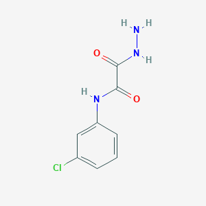 molecular formula C8H8ClN3O2 B3013912 N-(3-chlorophenyl)-2-hydrazino-2-oxoacetamide CAS No. 53117-26-3