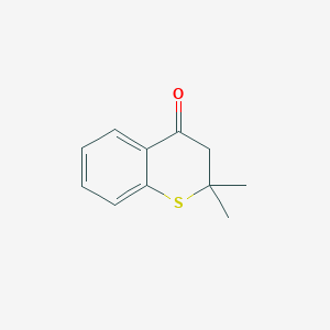 molecular formula C11H12OS B3013914 2,2-Dimethyl-2,3-dihydro-1-benzothiopyran-4-one CAS No. 28035-02-1