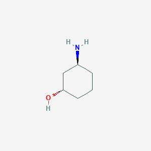 molecular formula C6H13NO B3013920 (1S,3S)-3-Aminocyclohexanol CAS No. 40525-77-7; 721884-81-7