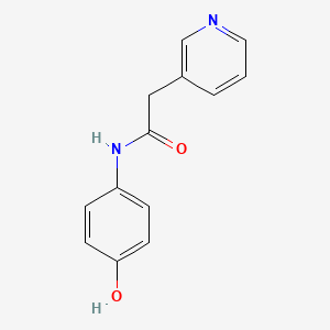molecular formula C13H12N2O2 B3013985 N-(4-hydroxyphenyl)-2-(pyridin-3-yl)acetamide CAS No. 1484975-37-2
