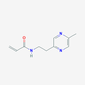 molecular formula C10H13N3O B3014162 N-[2-(5-Methylpyrazin-2-yl)ethyl]prop-2-enamide CAS No. 2176573-12-7