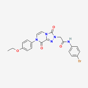 N-(4-bromophenyl)-2-[7-(4-ethoxyphenyl)-3,8-dioxo-[1,2,4]triazolo[4,3-a]pyrazin-2-yl]acetamide
