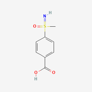 molecular formula C8H9NO3S B3014198 4-[Imino(methyl)oxo-lambda6-sulfanyl]benzoic acid CAS No. 1934721-92-2