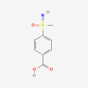 4-[Imino(methyl)oxo-lambda6-sulfanyl]benzoic acid