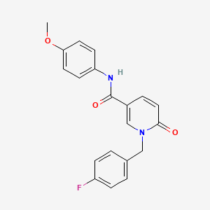 1-(4-fluorobenzyl)-N-(4-methoxyphenyl)-6-oxo-1,6-dihydropyridine-3-carboxamide
