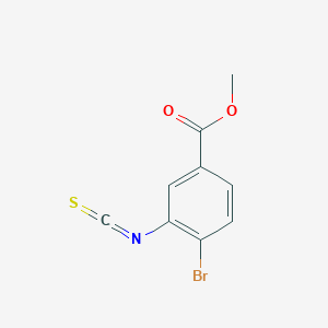molecular formula C9H6BrNO2S B3014242 Methyl 4-bromo-3-isothiocyanatobenzoate CAS No. 2253632-72-1