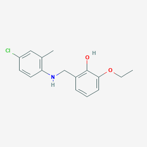 2-{[(4-Chloro-2-methylphenyl)amino]methyl}-6-ethoxyphenol