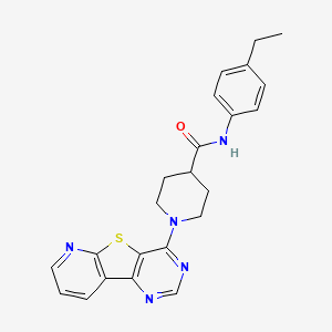 N-(4-ethylphenyl)-1-(pyrido[3',2':4,5]thieno[3,2-d]pyrimidin-4-yl)piperidine-4-carboxamide