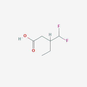 3-(Difluoromethyl)pentanoic acid