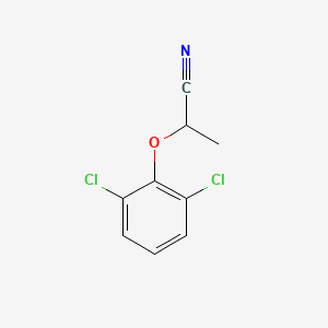 molecular formula C9H7Cl2NO B3014454 2-(2,6-Dichlorophenoxy)propanenitrile CAS No. 78302-27-9