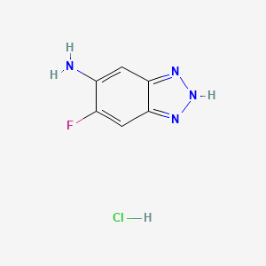 6-Fluoro-2H-benzotriazol-5-amine;hydrochloride