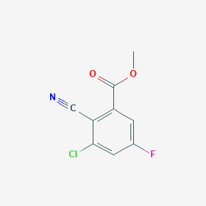 Methyl 3-chloro-2-cyano-5-fluorobenzoate