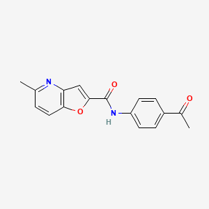 N-(4-acetylphenyl)-5-methylfuro[3,2-b]pyridine-2-carboxamide