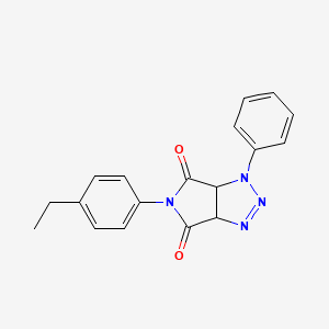 5-(4-ethylphenyl)-1-phenyl-1,6a-dihydropyrrolo[3,4-d][1,2,3]triazole-4,6(3aH,5H)-dione