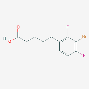 5-(3-Bromo-2,4-difluorophenyl)pentanoic acid