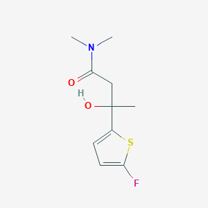 3-(5-Fluorothiophen-2-YL)-3-hydroxy-N,N-dimethylbutanamide