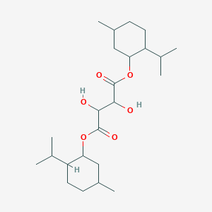 molecular formula C24H42O6 B3014784 Tartaric acid, dimenthyl ester CAS No. 1628330-44-8