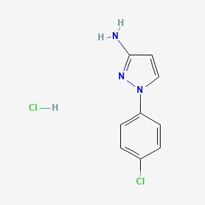 1-(4-chlorophenyl)-1H-pyrazol-3-amine hydrochloride