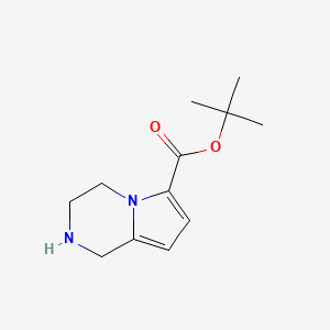 Tert-butyl 1,2,3,4-tetrahydropyrrolo[1,2-a]pyrazine-6-carboxylate