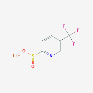 molecular formula C6H3F3LiNO2S B3014857 Lithium 5-(trifluoromethyl)pyridine-2-sulfinate CAS No. 2225147-43-1
