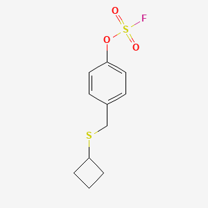 1-(Cyclobutylsulfanylmethyl)-4-fluorosulfonyloxybenzene