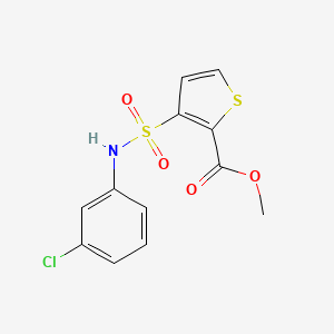 Methyl 3-[(3-chlorophenyl)sulfamoyl]thiophene-2-carboxylate