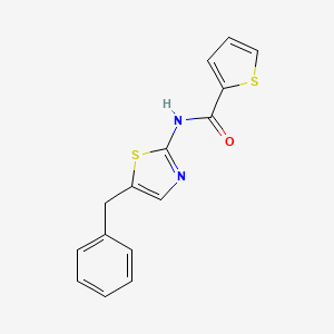 molecular formula C15H12N2OS2 B3014939 N-(5-benzyl-1,3-thiazol-2-yl)thiophene-2-carboxamide CAS No. 301176-87-4