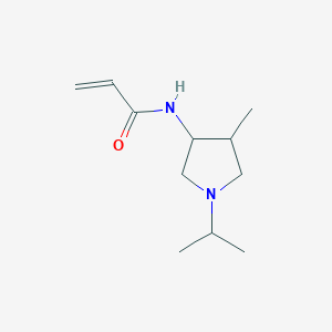 N-(4-Methyl-1-propan-2-ylpyrrolidin-3-yl)prop-2-enamide