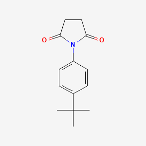 molecular formula C14H17NO2 B3014953 N-(4-tert-Butylphenyl)succinimide CAS No. 98604-38-7