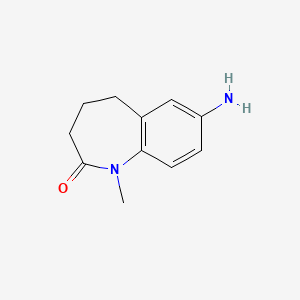 7-Amino-1-methyl-1,3,4,5-tetrahydro-benzo[B]azepin-2-one