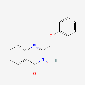 3-hydroxy-2-(phenoxymethyl)quinazolin-4(3H)-one