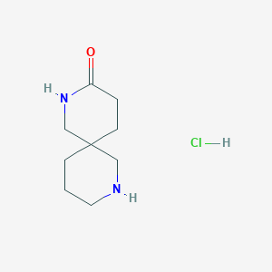 2,8-Diazaspiro[5.5]undecan-3-one;hydrochloride