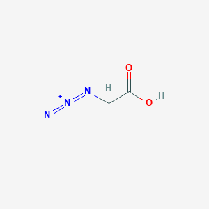 molecular formula C3H5N3O2 B3014989 2-Azidopropanoic acid CAS No. 79583-94-1