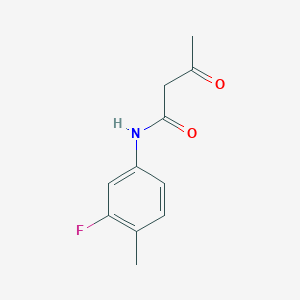 N-(3-fluoro-4-methylphenyl)-3-oxobutanamide