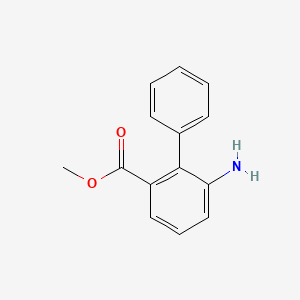 molecular formula C14H13NO2 B3015051 Methyl 6-amino-[1,1'-biphenyl]-2-carboxylate CAS No. 717880-27-8