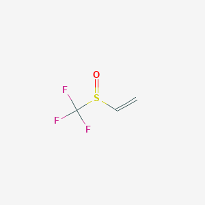 molecular formula C3H3F3OS B3015142 Trifluoromethanesulfinylethene CAS No. 18370-91-7