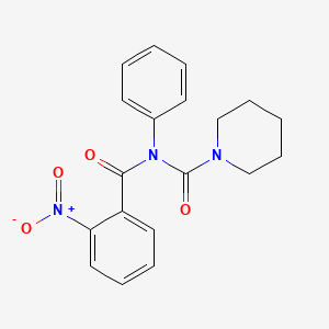 N-(2-nitrobenzoyl)-N-phenylpiperidine-1-carboxamide