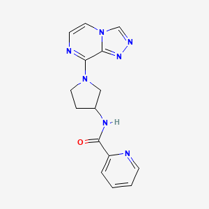 N-(1-([1,2,4]triazolo[4,3-a]pyrazin-8-yl)pyrrolidin-3-yl)picolinamide